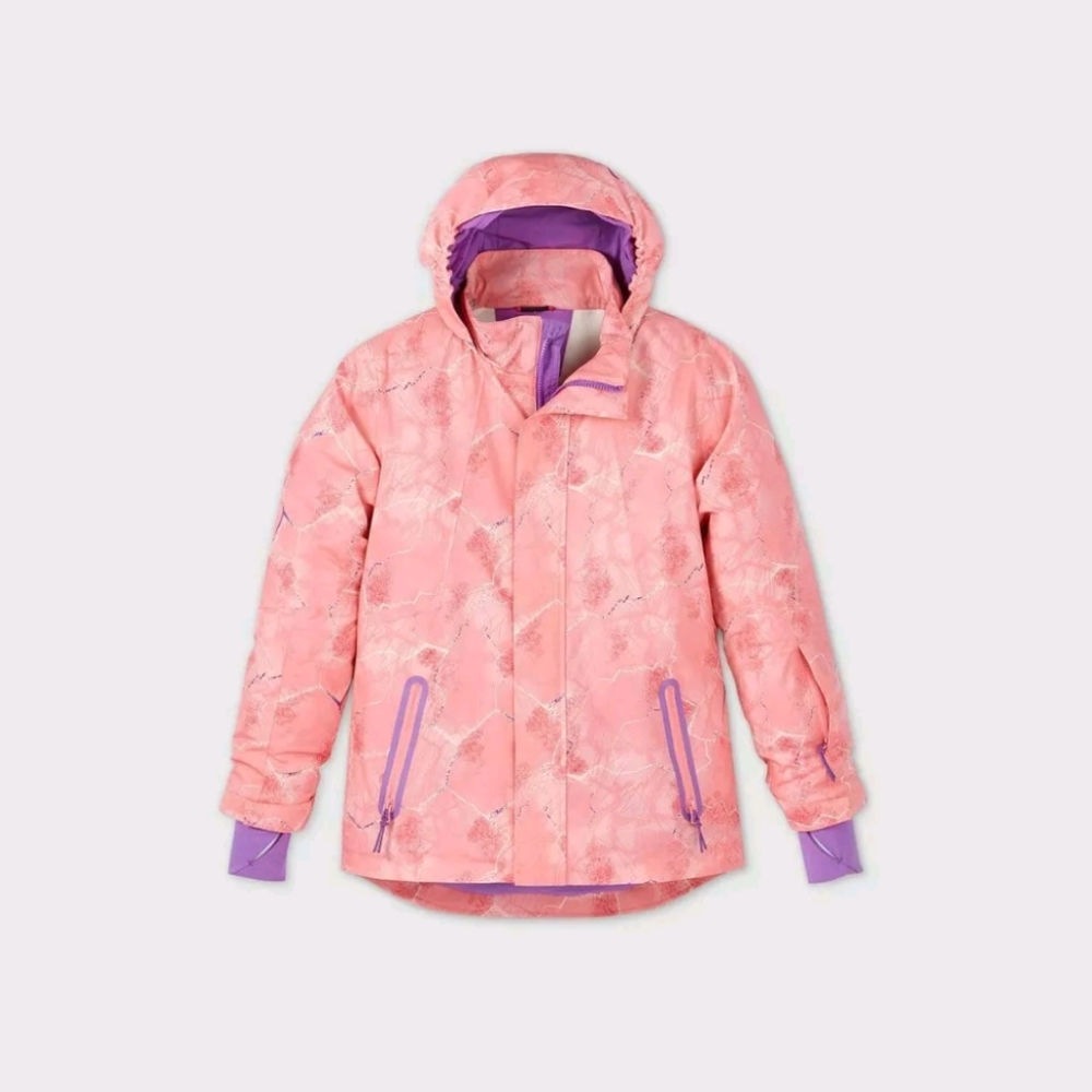 Girls pink anorak jacket